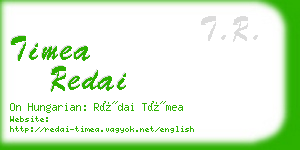 timea redai business card